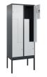 C+P Z-Spind Classic PLUS, Gestell, 4 Abteile, 2120x800x500mm, 7016/7035 Produktbild