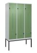 C+P Z-Spind Classic PLUS, Gestell, 6 Abteile, 2120x1200x500mm, 7035/6011 Produktbild img2 S
