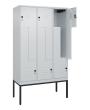 C+P Z-Spind Classic PLUS, Gestell, 6 Abteile, 2120x1200x500mm, 7035/7035 Produktbild