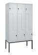 C+P Z-Spind Classic PLUS, Gestell, 6 Abteile, 2120x1200x500mm, 7035/7035 Produktbild img2 S