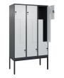 C+P Z-Spind Classic PLUS, Gestell, 6 Abteile, 2120x1200x500mm, 7016/7035 Produktbild