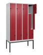 C+P Z-Spind Classic PLUS, Gestell, 8 Abteile, 2120x1200x500mm, 7035/3003 Produktbild