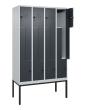 C+P Z-Spind Classic PLUS, Gestell, 8 Abteile, 2120x1200x500mm, 7035/7016 Produktbild