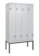 C+P Z-Spind Classic PLUS, Gestell, 8 Abteile, 2120x1200x500mm, 7035/7035 Produktbild img2 S