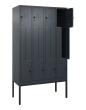 C+P Z-Spind Classic PLUS, Gestell, 8 Abteile, 2120x1200x500mm, 7016/7016 Produktbild