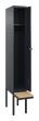 C+P Spind Classic PLUS, Bank, 1 Abteil, 2120x300x815mm, 7016/7016 Produktbild
