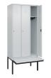 C+P Spind Classic PLUS, Bank, 3 Abteile, 2120x900x815mm, 7035/7035 Produktbild