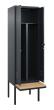 C+P PSA Doppel-Spind Classic PLUS, Bank, 2 Abteile, 2120x600x815mm, 7016/7016 Produktbild