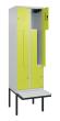 C+P Z-Spind Classic PLUS, Bank, 4 Abteile, 2120x600x815mm, 7035/0024 Produktbild
