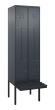 C+P Z-Spind Classic PLUS, Bank, 4 Abteile, 2120x600x815mm, 7016/7016 Produktbild img2 S