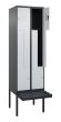 C+P Z-Spind Classic PLUS, Bank, 4 Abteile, 2120x600x815mm, 7016/7035 Produktbild