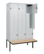 C+P Z-Spind Classic PLUS, Bank, 6 Abteile, 2120x1200x815mm, 7035/7035 Produktbild