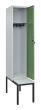 C+P Spind Classic PLUS, Bank, 1 Abteil, 2120x400x815mm, 7035/6011 Produktbild