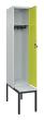 C+P Spind Classic PLUS, Bank, 1 Abteil, 2120x400x815mm, 7035/0024 Produktbild