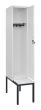 C+P Spind Classic PLUS, Bank, 1 Abteil, 2120x400x815mm, 9016/9016 Produktbild img1 S