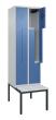 C+P Z-Spind Classic PLUS, Bank, 4 Abteile, 2120x600x815mm, 7035/5023 Produktbild