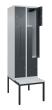 C+P Z-Spind Classic PLUS, Bank, 4 Abteile, 2120x600x815mm, 7035/7016 Produktbild