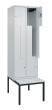 C+P Z-Spind Classic PLUS, Bank, 4 Abteile, 2120x600x815mm, 7035/7035 Produktbild img1 S