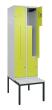 C+P Z-Spind Classic PLUS, Bank, 4 Abteile, 2120x600x815mm, 7035/0024 Produktbild