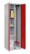 C+P Putzmittel-Spind Classic PLUS, 2 Abteile, 1850x600x500mm, 7035/3020 Produktbild