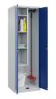 C+P Putzmittel-Spind Classic PLUS, 2 Abteile, 1850x600x500mm, 7035/5010 Produktbild