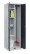 C+P Putzmittel-Spind Classic PLUS, 2 Abteile, 1850x600x500mm, 7035/7016 Produktbild