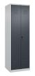 C+P Putzmittel-Spind Classic PLUS, 2 Abteile, 1850x600x500mm, 7035/7016 Produktbild img3 S