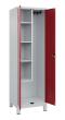 C+P Putzmittel-Spind Classic PLUS, Füße, 2 Abteile, 1950x600x500mm, 7035/3003 Produktbild
