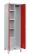 C+P Putzmittel-Spind Classic PLUS, Füße, 2 Abteile, 1950x600x500mm, 7035/3020 Produktbild img2 S