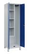 C+P Putzmittel-Spind Classic PLUS, Füße, 2 Abteile, 1950x600x500mm, 7035/5010 Produktbild img2 S