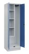 C+P Putzmittel-Spind Classic PLUS, Sockel, 2 Abteile, 1950x600x500mm, 7035/5023 Produktbild
