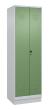 C+P Putzmittel-Spind Classic PLUS, Sockel, 2 Abteile, 1950x600x500mm, 7035/6011 Produktbild img2 S