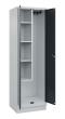 C+P Putzmittel-Spind Classic PLUS, Sockel, 2 Abteile, 1950x600x500mm, 7035/7016 Produktbild img2 S