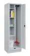 C+P Putzmittel-Spind Classic PLUS, Sockel, 2 Abteile, 1950x600x500mm, 7035/7035 Produktbild