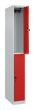 C+P Doppelstock-Spind Classic PLUS, 2 Fächer, 1850x250x500mm, 7035/3020 Produktbild