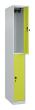 C+P Doppelstock-Spind Classic PLUS, 2 Fächer, 1850x250x500mm, 7035/0024 Produktbild