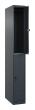 C+P Doppelstock-Spind Classic PLUS, 2 Fächer, 1850x250x500mm, 7016/7016 Produktbild
