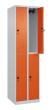 C+P Doppelstock-Spind Classic PLUS, 4 Fächer, 1850x500x500mm, 7035/2004 Produktbild