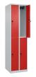 C+P Doppelstock-Spind Classic PLUS, 4 Fächer, 1850x500x500mm, 7035/3020 Produktbild