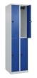 C+P Doppelstock-Spind Classic PLUS, 4 Fächer, 1850x500x500mm, 7035/5010 Produktbild