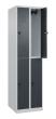 C+P Doppelstock-Spind Classic PLUS, 4 Fächer, 1850x500x500mm, 7035/7016 Produktbild