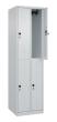 C+P Doppelstock-Spind Classic PLUS, 4 Fächer, 1850x500x500mm, 7035/7035 Produktbild