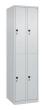 C+P Doppelstock-Spind Classic PLUS, 4 Fächer, 1850x500x500mm, 7035/7035 Produktbild img2 S