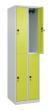 C+P Doppelstock-Spind Classic PLUS, 4 Fächer, 1850x500x500mm, 7035/0024 Produktbild