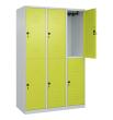 C+P Doppelstock-Spind Classic PLUS, 6 Fächer, 1850x1200x500mm, 7035/0024 Produktbild