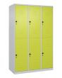 C+P Doppelstock-Spind Classic PLUS, 6 Fächer, 1850x1200x500mm, 7035/0024 Produktbild img2 S
