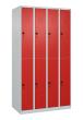 C+P Doppelstock-Spind Classic PLUS, 8 Fächer, 1850x1000x500mm, 7035/3020 Produktbild img2 S