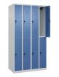 C+P Doppelstock-Spind Classic PLUS, 8 Fächer, 1850x1000x500mm, 7035/5023 Produktbild