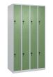 C+P Doppelstock-Spind Classic PLUS, 8 Fächer, 1850x1000x500mm, 7035/6011 Produktbild img2 S