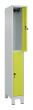 C+P Doppelstock-Spind Classic PLUS, Füße, 2 Fächer, 1950x250x500mm, 7035/0024 Produktbild